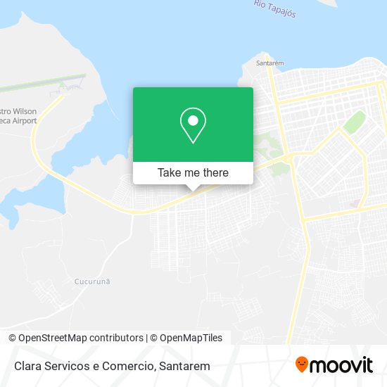 Clara Servicos e Comercio map