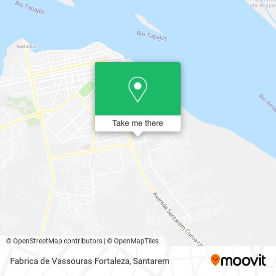 Mapa Fabrica de Vassouras Fortaleza