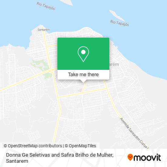 Donna Ge Seletivas and Safira Brilho de Mulher map