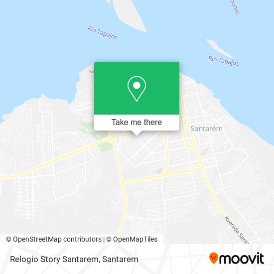 Relogio Story Santarem map