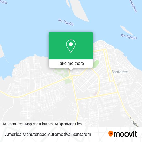 America Manutencao Automotiva map