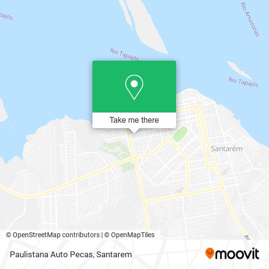 Paulistana Auto Pecas map