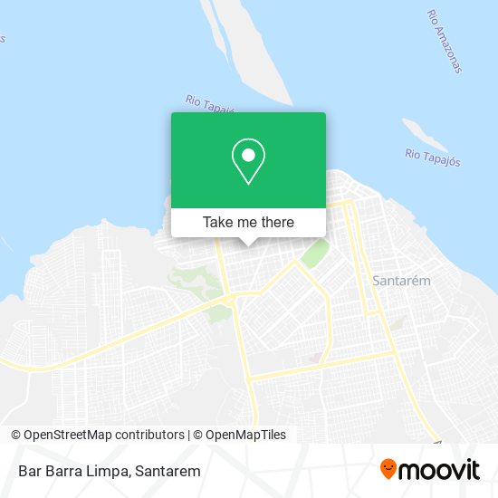 Bar Barra Limpa map