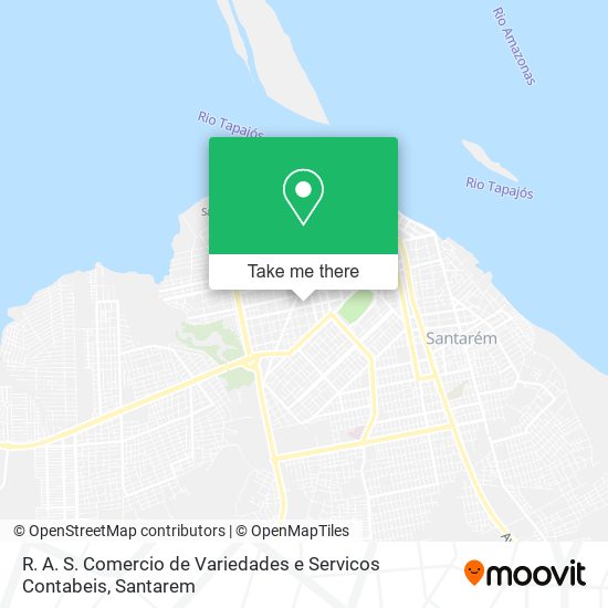 R. A. S. Comercio de Variedades e Servicos Contabeis map