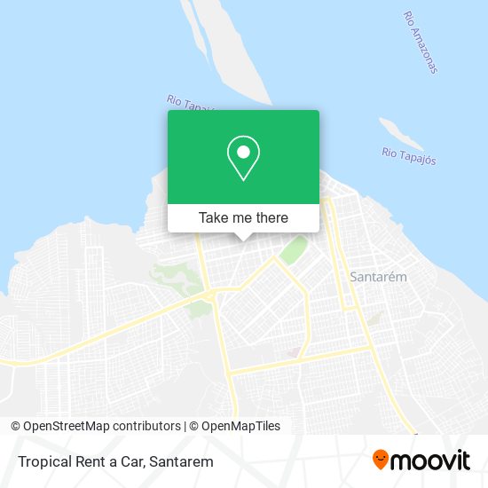 Tropical Rent a Car map