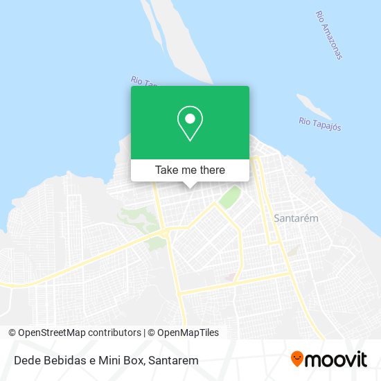 Dede Bebidas e Mini Box map