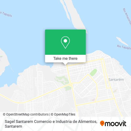 Sagel Santarem Comercio e Industria de Alimentos map