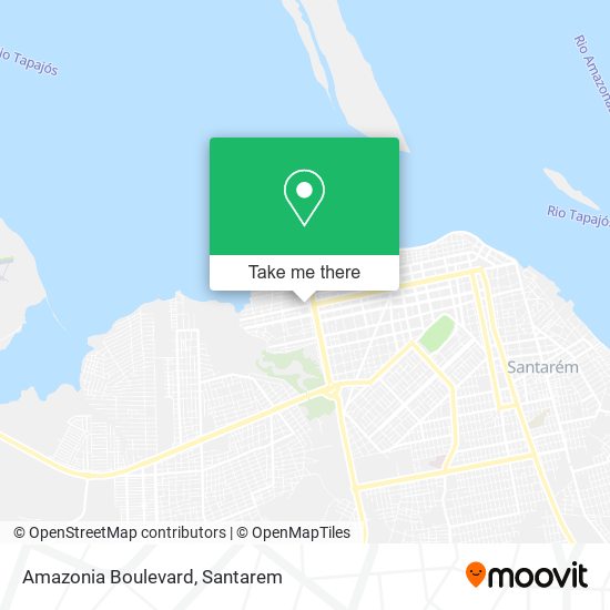 Amazonia Boulevard map