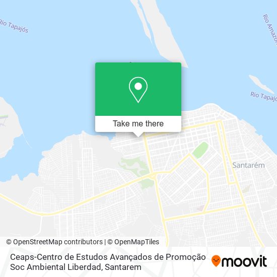 Ceaps-Centro de Estudos Avançados de Promoção Soc Ambiental Liberdad map