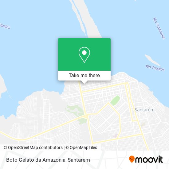 Boto Gelato da Amazonia map