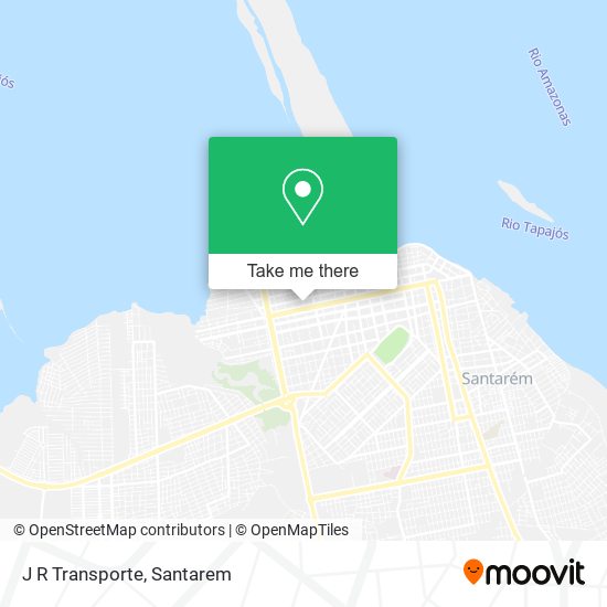 J R Transporte map