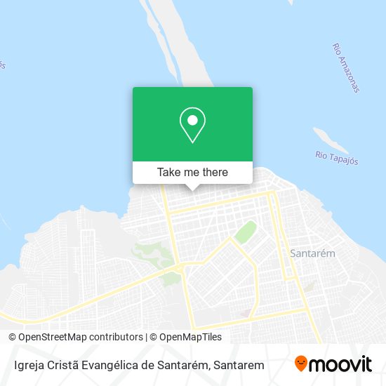 Igreja Cristã Evangélica de Santarém map