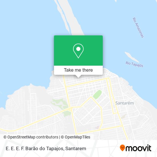 E. E. E. F. Barão do Tapajos map