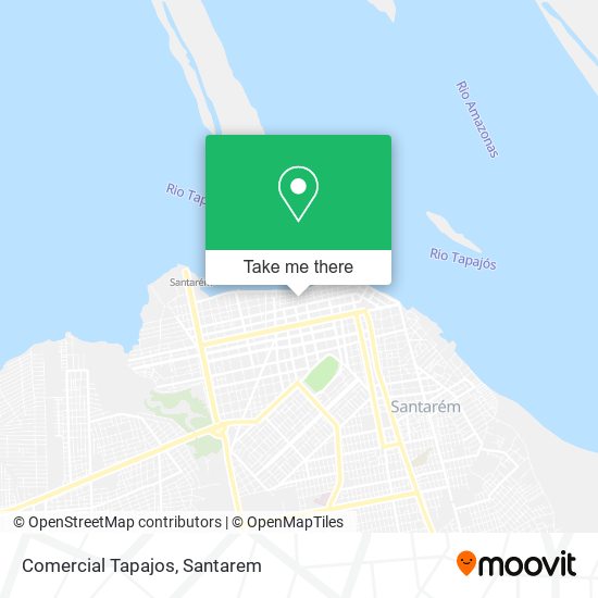 Comercial Tapajos map