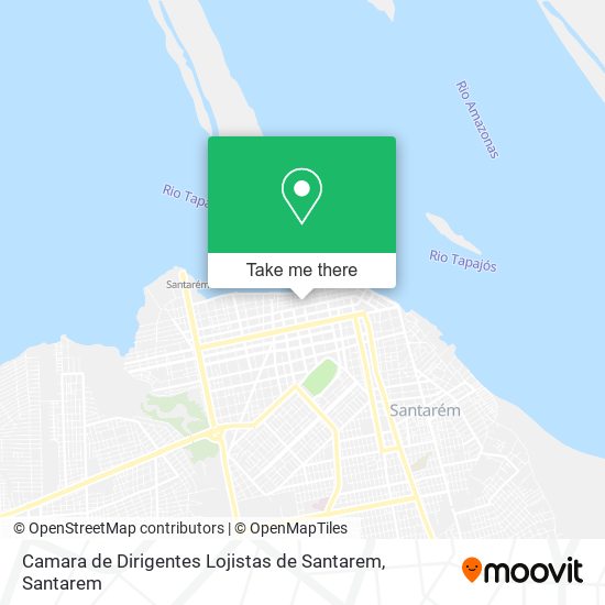 Mapa Camara de Dirigentes Lojistas de Santarem