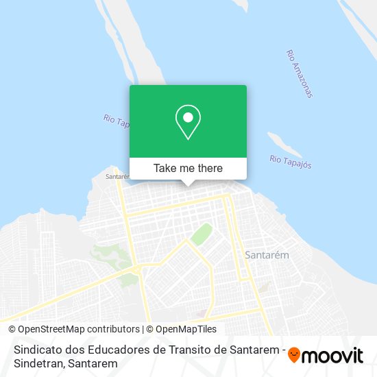 Mapa Sindicato dos Educadores de Transito de Santarem - Sindetran