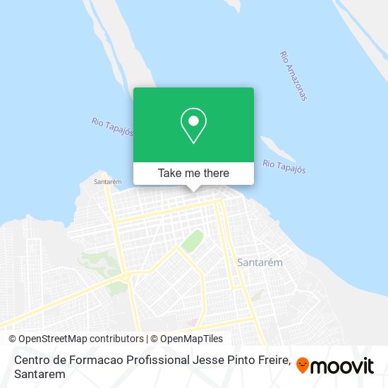 Mapa Centro de Formacao Profissional Jesse Pinto Freire