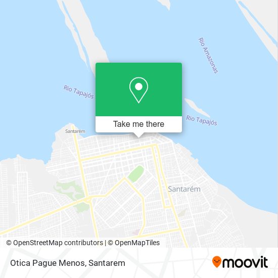 Otica Pague Menos map