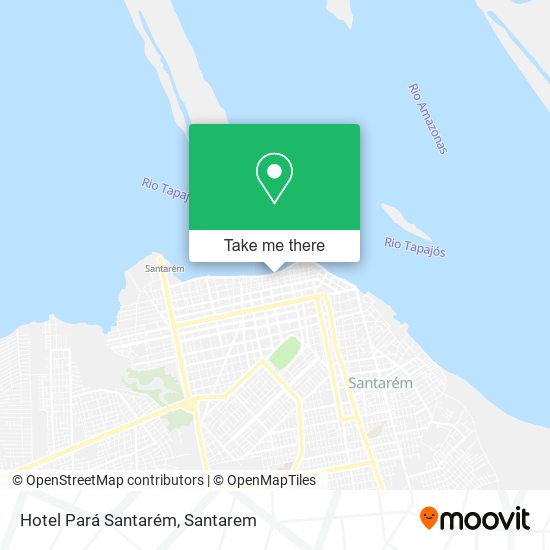 Hotel Pará Santarém map