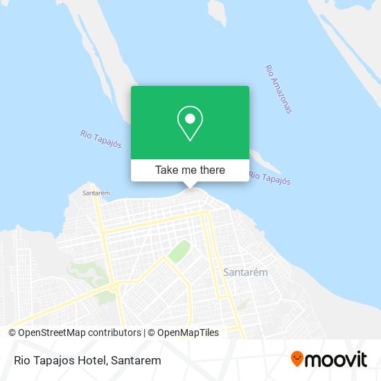 Mapa Rio Tapajos Hotel