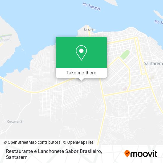 Mapa Restaurante e Lanchonete Sabor Brasileiro