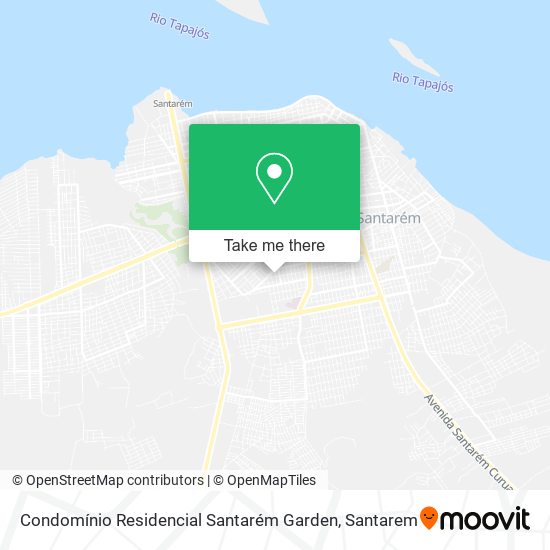 Mapa Condomínio Residencial Santarém Garden