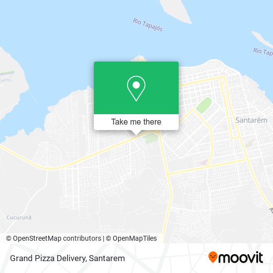 Mapa Grand Pizza Delivery