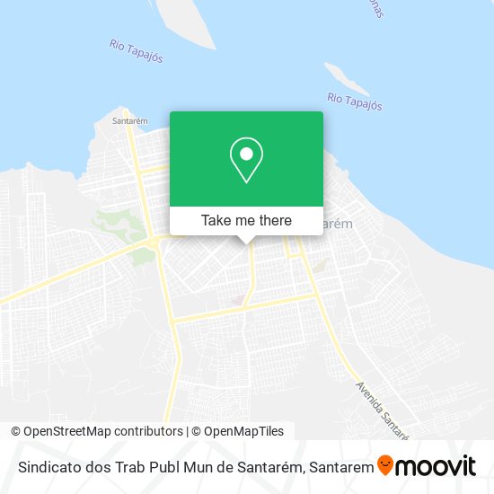 Sindicato dos Trab Publ Mun de Santarém map
