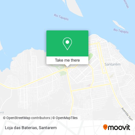 Loja das Baterias map