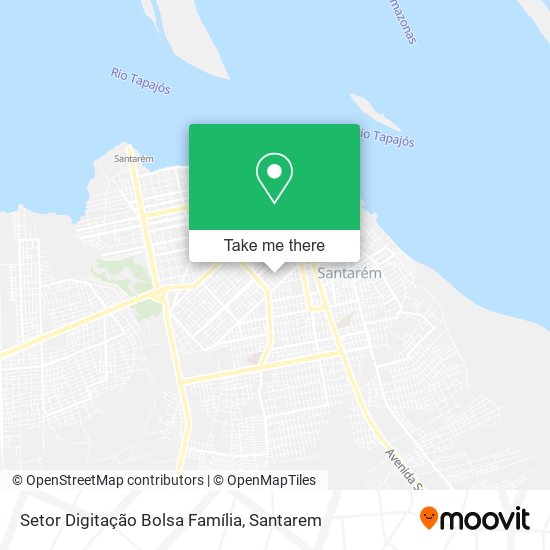 Setor Digitação Bolsa Família map