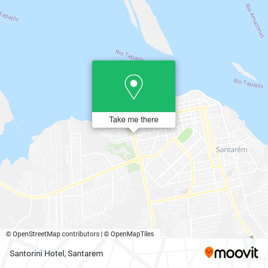 Santorini Hotel map