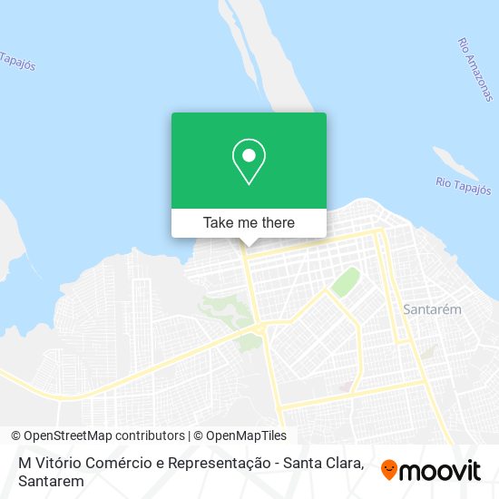 M Vitório Comércio e Representação - Santa Clara map