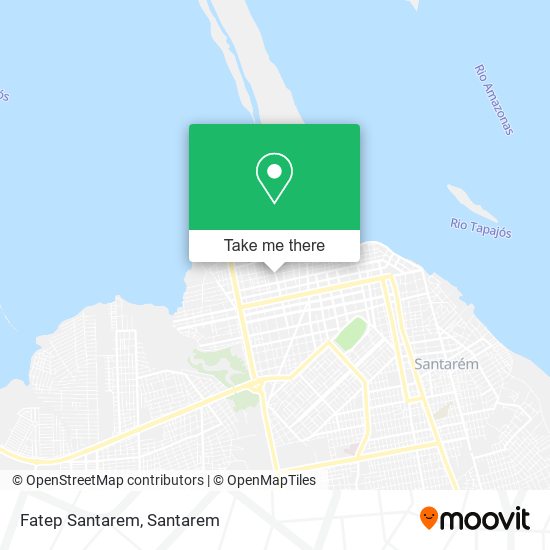 Fatep Santarem map