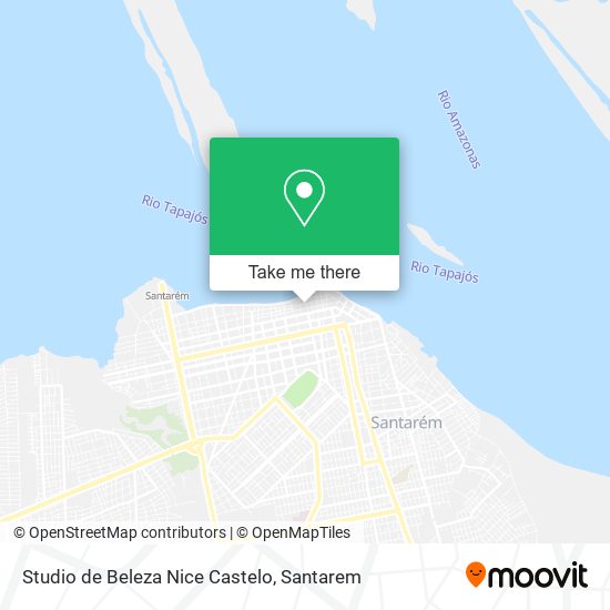 Studio de Beleza Nice Castelo map