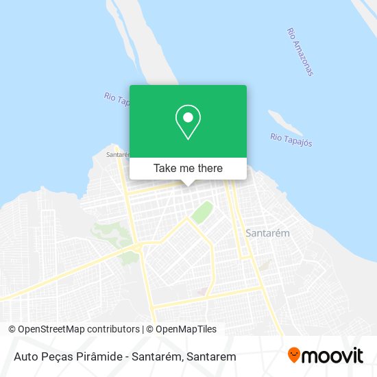 Auto Peças Pirâmide - Santarém map