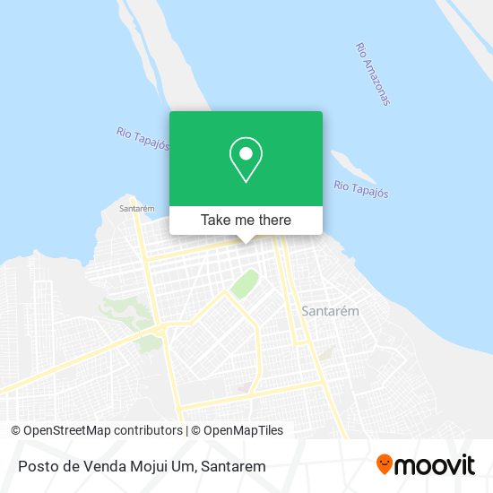 Posto de Venda Mojui Um map