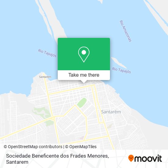 Sociedade Beneficente dos Frades Menores map