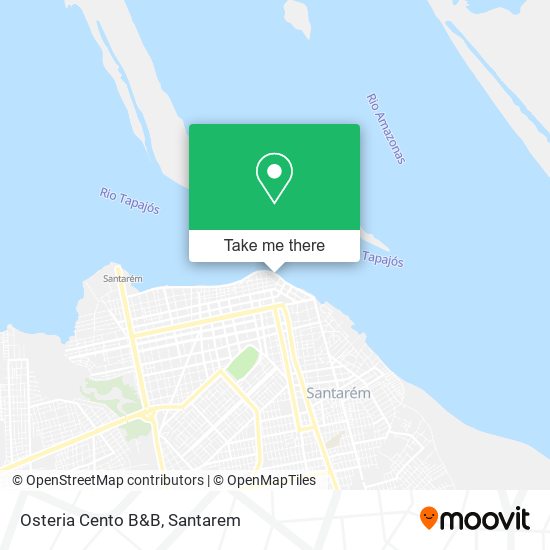 Osteria Cento B&B map