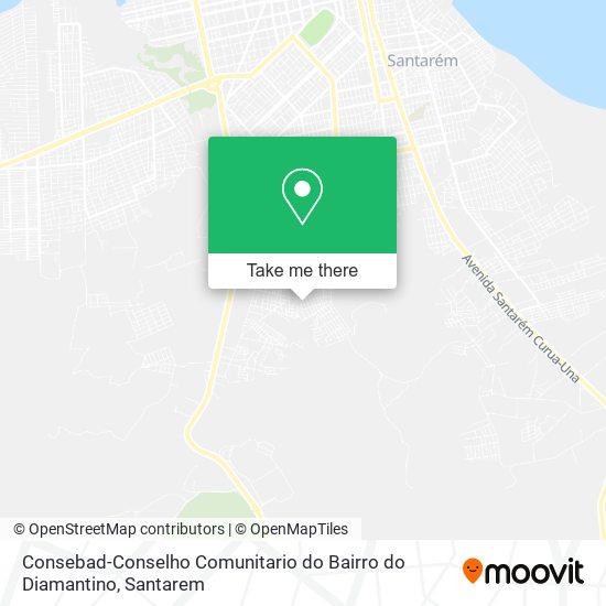 Mapa Consebad-Conselho Comunitario do Bairro do Diamantino