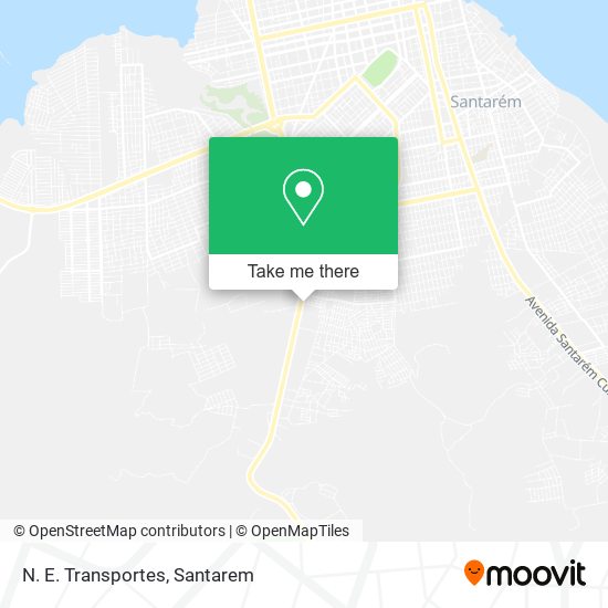 N. E. Transportes map