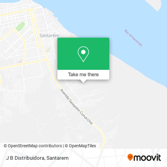 J B Distribuidora map