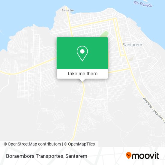 Boraembora Transportes map