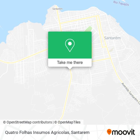 Quatro Folhas Insumos Agricolas map