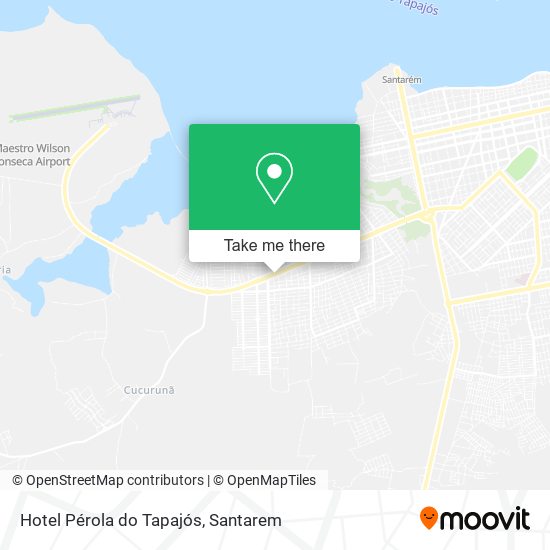 Hotel Pérola do Tapajós map