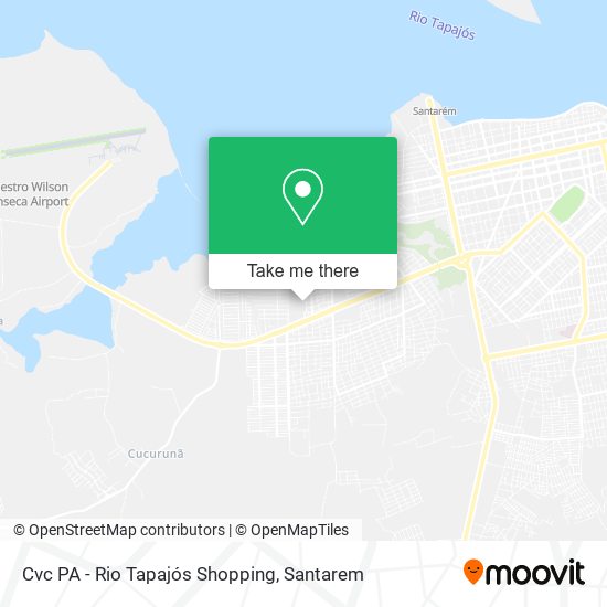 Cvc PA - Rio Tapajós Shopping map