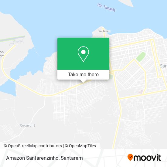 Amazon Santarenzinho map