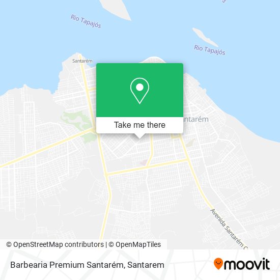 Barbearia Premium Santarém map