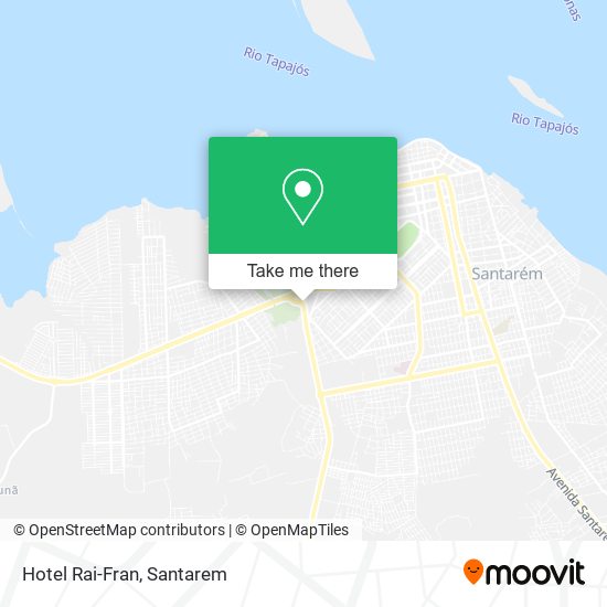 Hotel Rai-Fran map