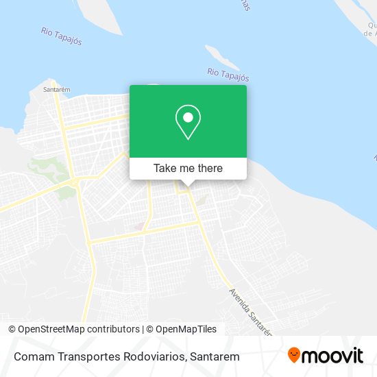 Comam Transportes Rodoviarios map