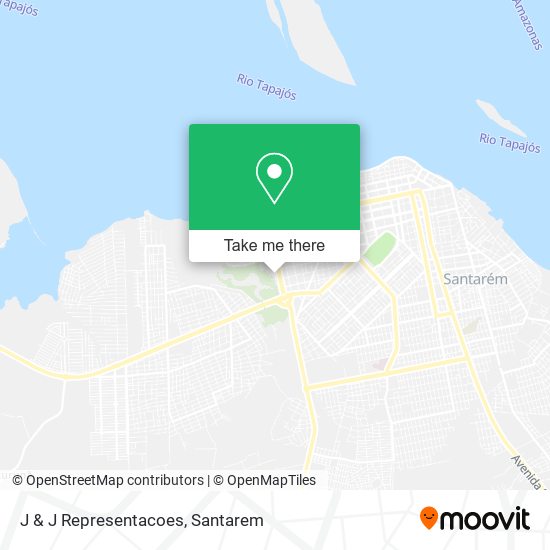 J & J Representacoes map